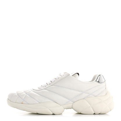 Miu Miu Nappa Quilted Sneakers 35 White 1 of 13