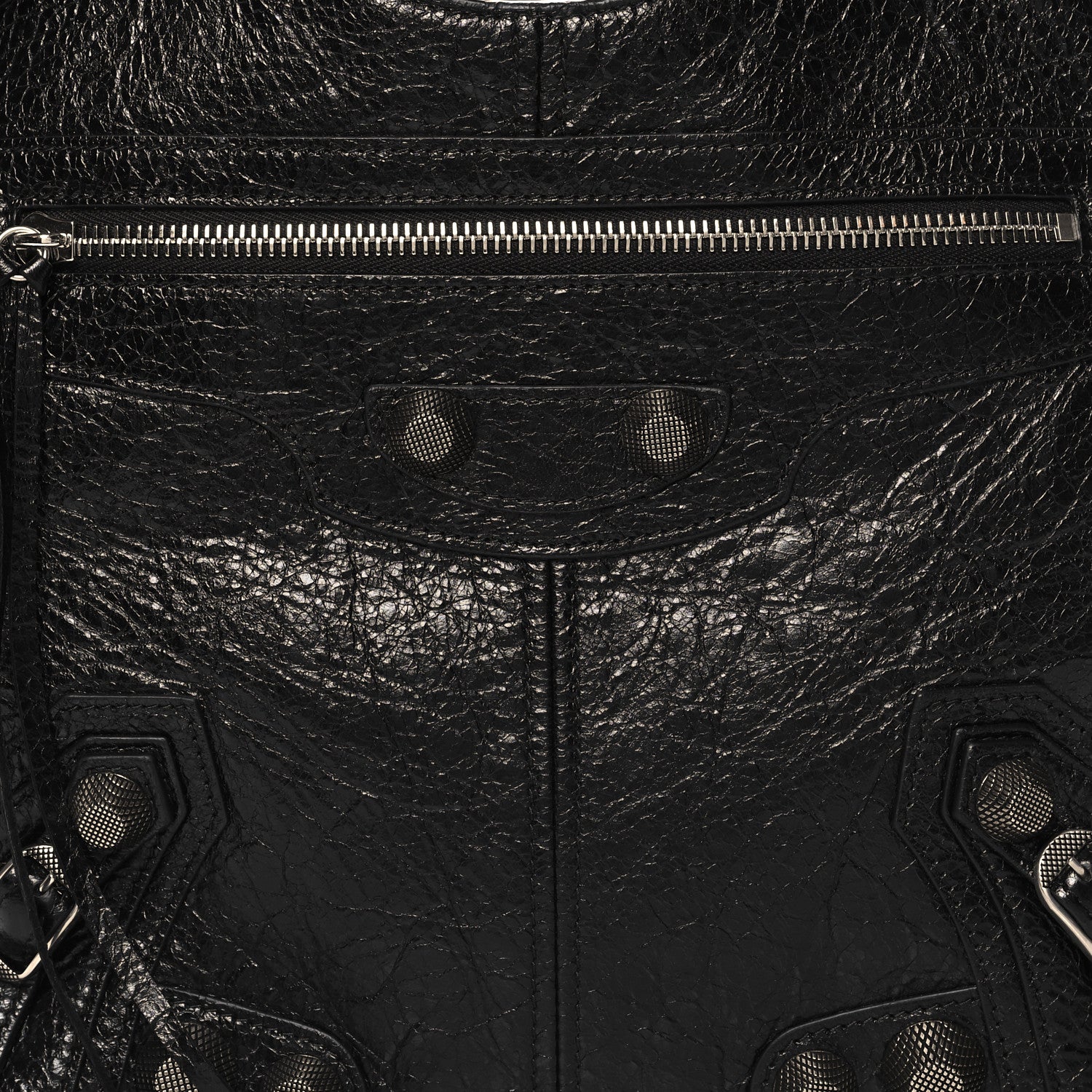 Balenciaga Agneau Arena Medium Le Cagole Carry All Bag Black 8 of 10