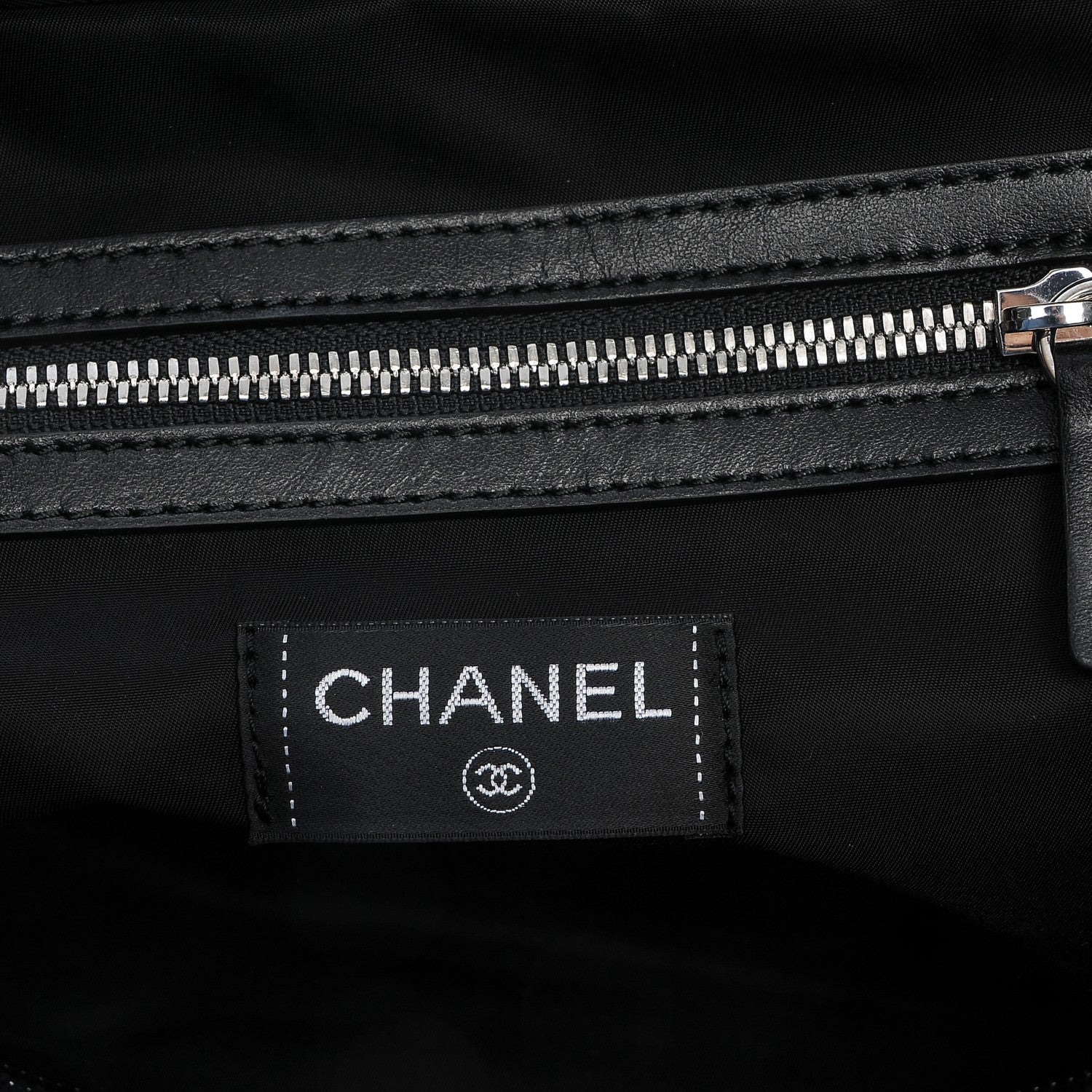 Chanel Terry Cotton Beach Bowler Bag Blue 6 of 7
