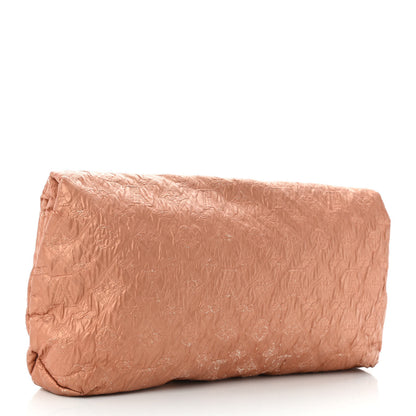 Louis Vuitton Jacquard Quilted Monogram Limelight Clutch GM Rose Gold 7 of 11