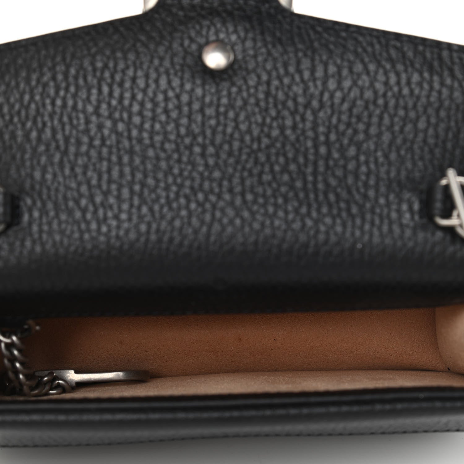 Gucci Calfskin Super Mini Dionysus Shoulder Bag Black 5 of 11