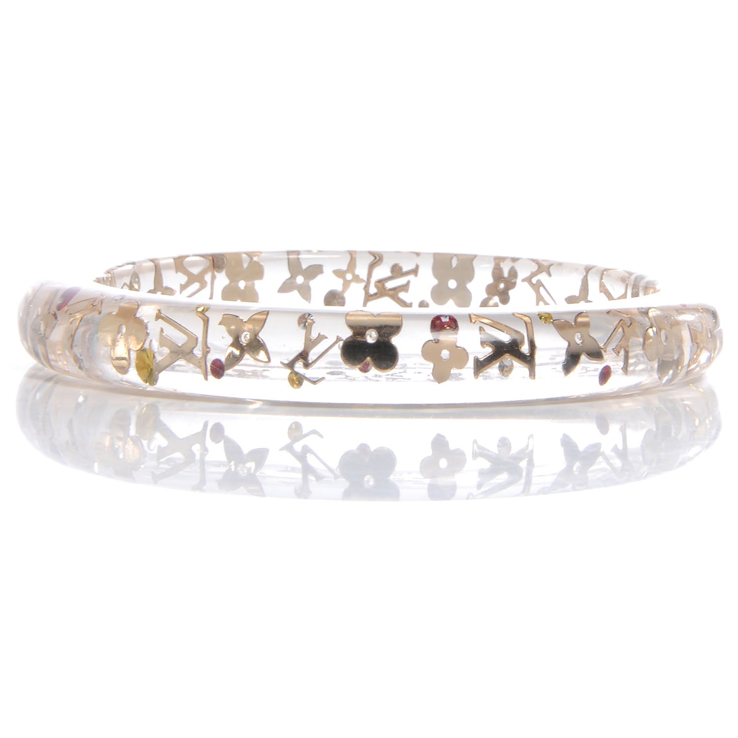 Louis Vuitton Inclusion Bracelet PM Medium Size Transparent 3 of 4