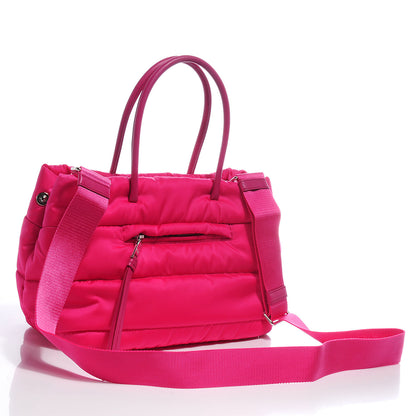 Prada Tessuto Bomber Small Tote Fuxia 3 of 9