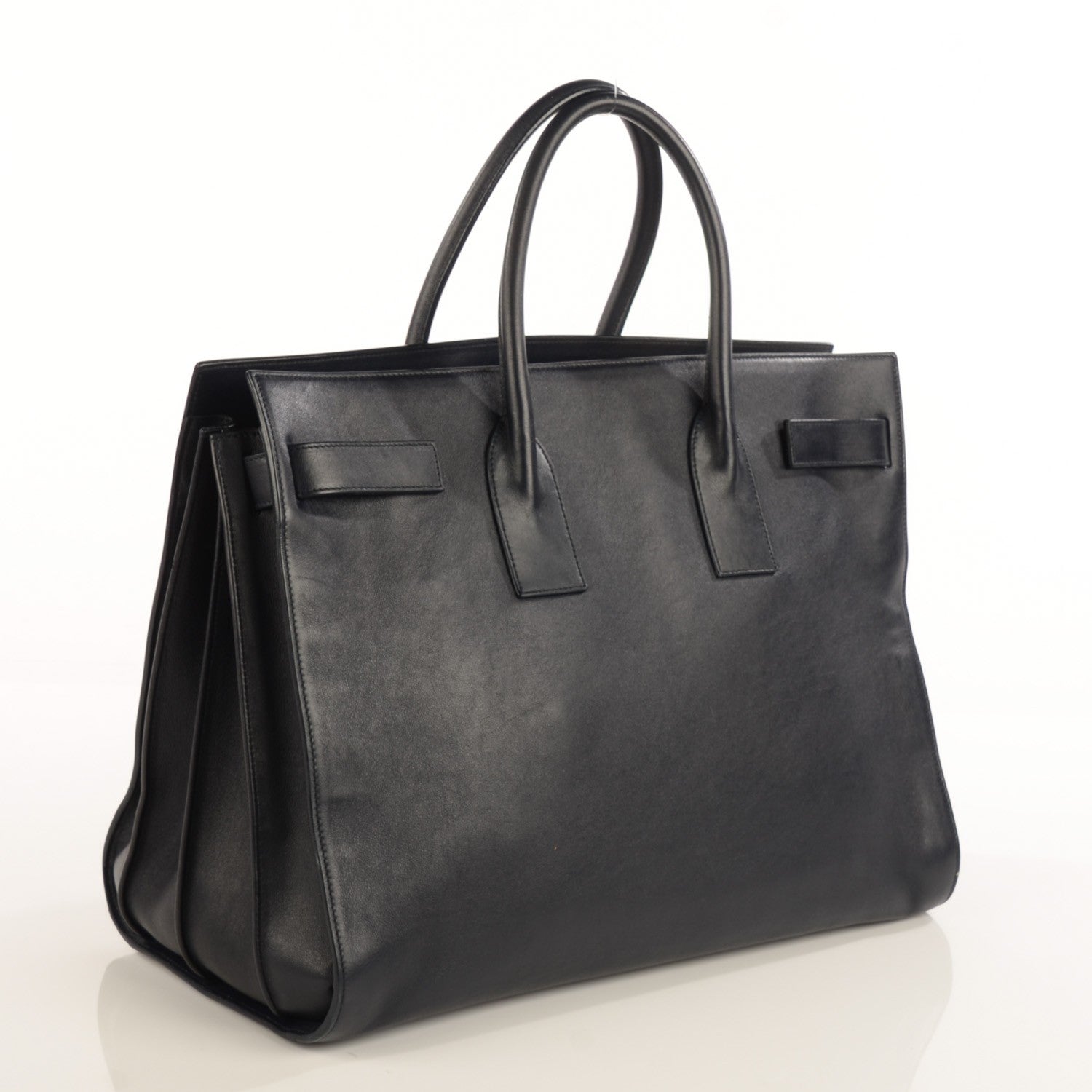 Saint Laurent Calfskin Large Sac de Jour Carryall Navy Blue 3 of 8