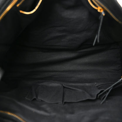 Balenciaga Chevre Gold Metallic Edge Hardware City Black 5 of 10