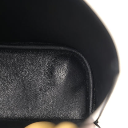 Prada Saffiano Cuir Medium Panier Bucket Bag Cipria Black 11 of 17