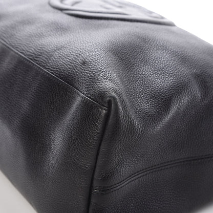 Gucci Pebbled Calfskin Large Soho Chain Shoulder Bag Black 16 of 20