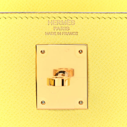 Hermes Epsom Kelly Sellier 32 Soufre 22 of 37