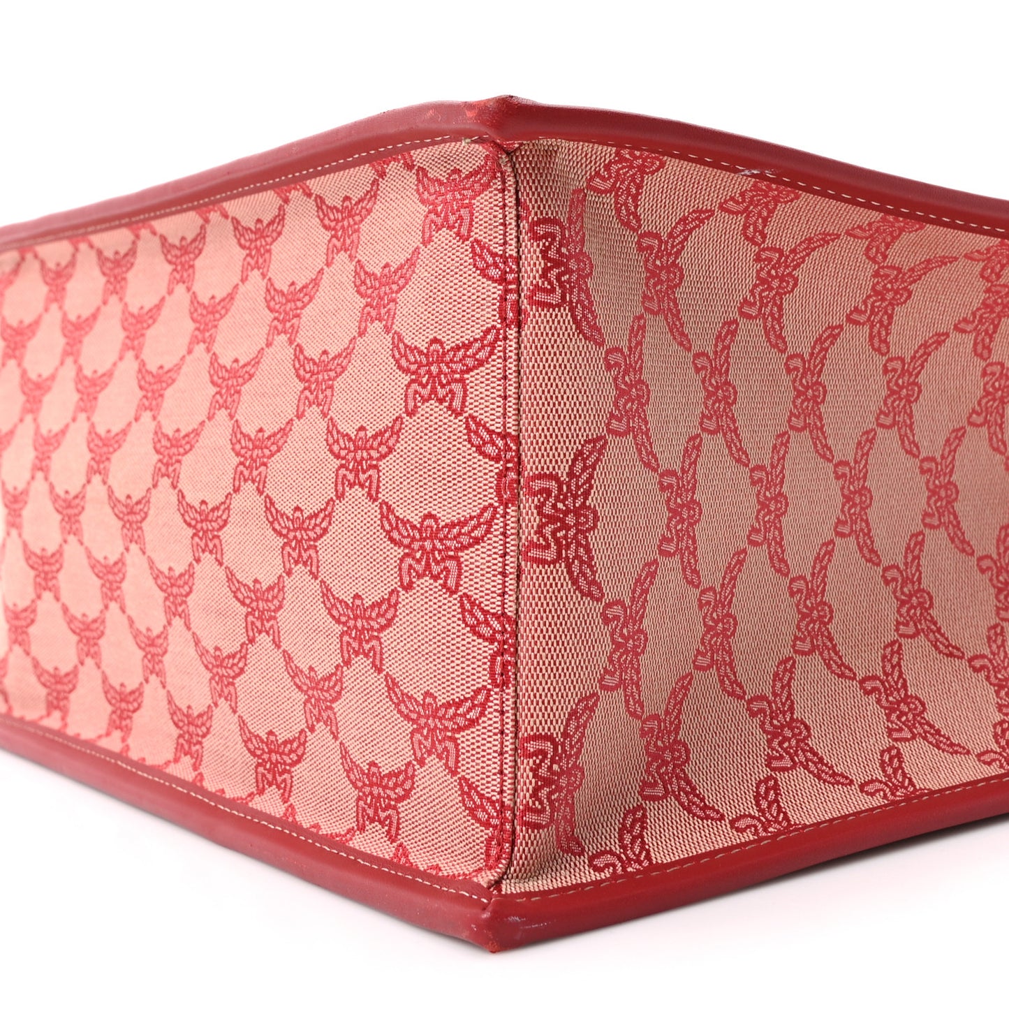 Lauretos Nappa Medium Himmel Shopper Tote Red