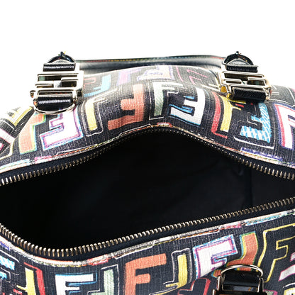 Fendi Zucca Spalmati Vitello FF Multicolor Forever Boston Multicolor Black 4 of 8