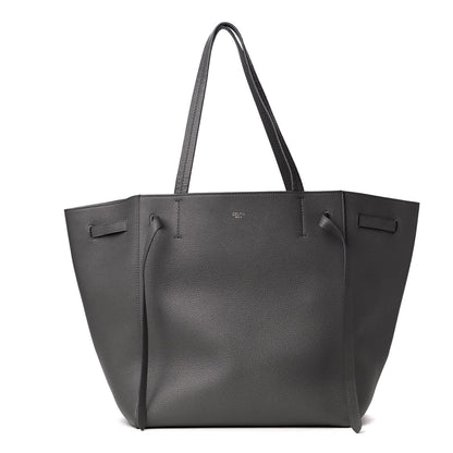 Celine Soft Grained Calfskin Small Belt Cabas Phantom Grey 1 of 4