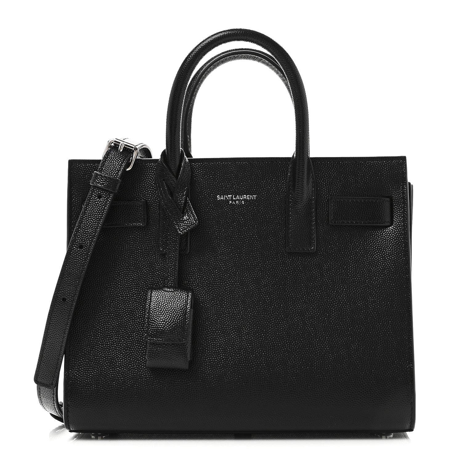 Saint Laurent Grain De Poudre Nano Sac De Jour Black 1 of 9
