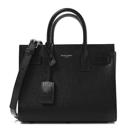 Saint Laurent Grain De Poudre Nano Sac De Jour Black 1 of 9