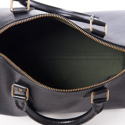 Louis Vuitton Epi Speedy 30 Black 7 of 9