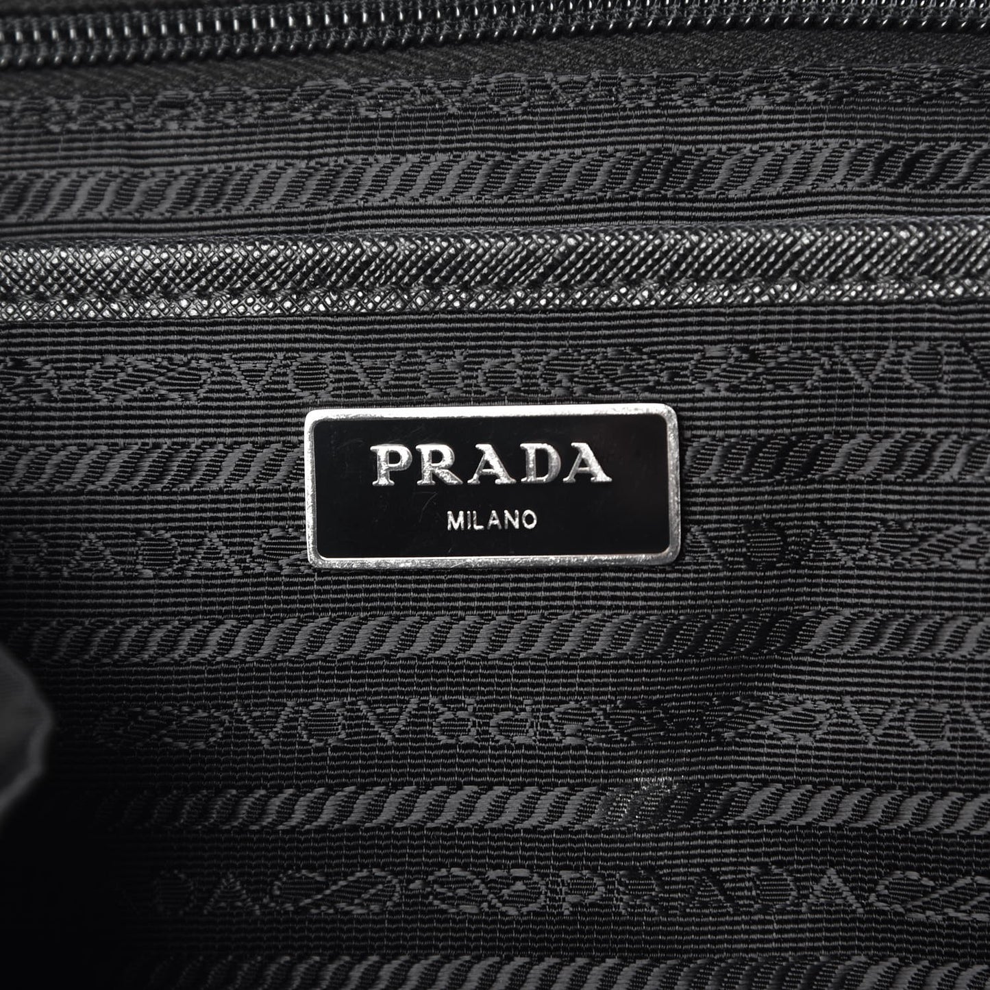 Nylon New Vela Studded Backpack Black Fuoco