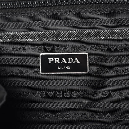 Prada Nylon New Vela Studded Backpack Black Fuoco 6 of 10