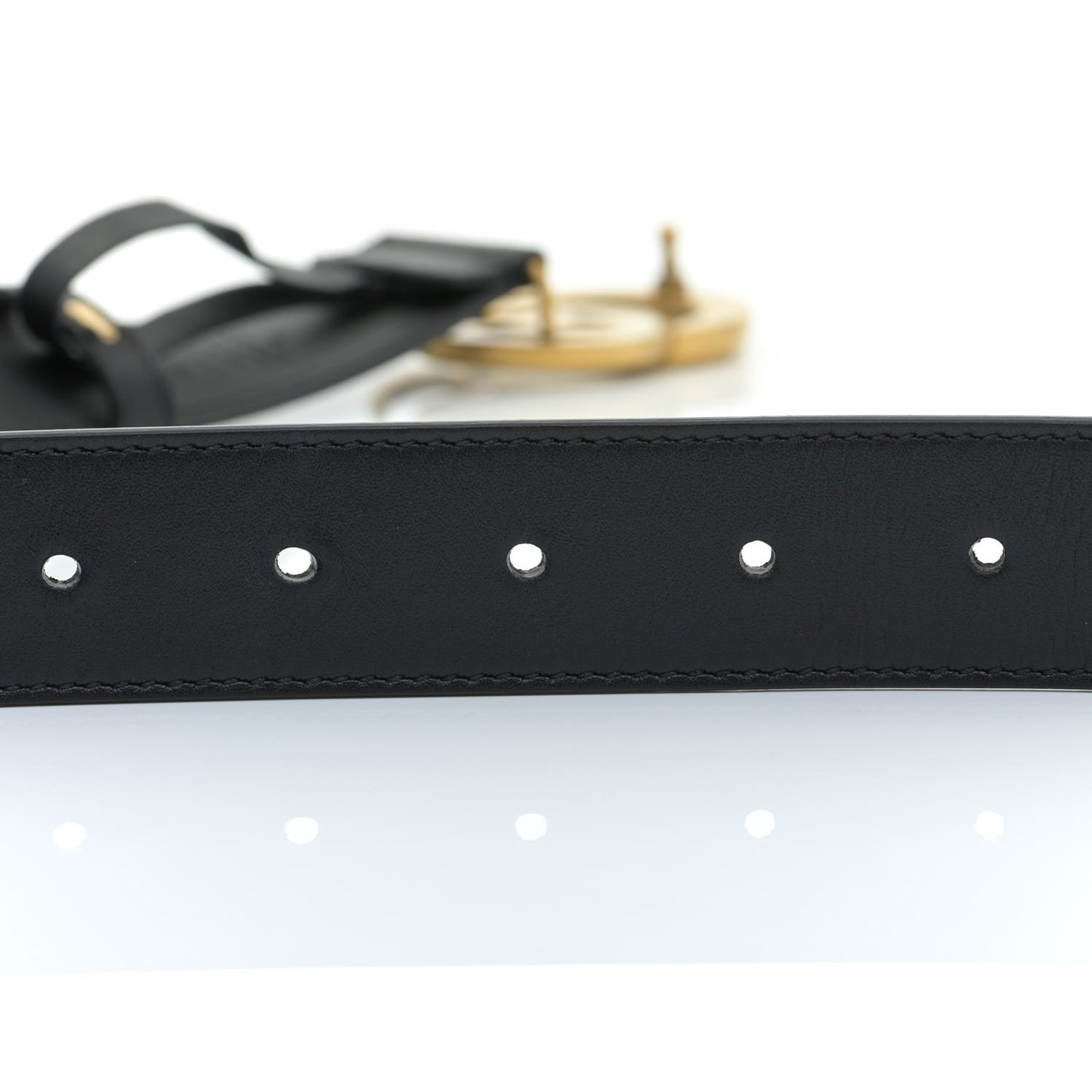 Calfskin Double G 30mm Belt 85 34 Black