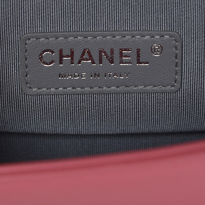 Chanel Calfskin Chevron Quilted Small Boy Flap Pink 6 of 9