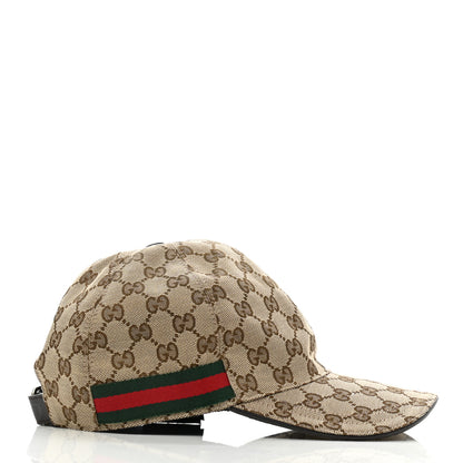 Gucci Monogram Web Baseball Hat M Beige Cocoa 5 of 11