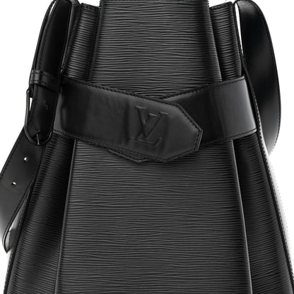Louis Vuitton Epi Sac D'Epaule GM Black 9 of 14
