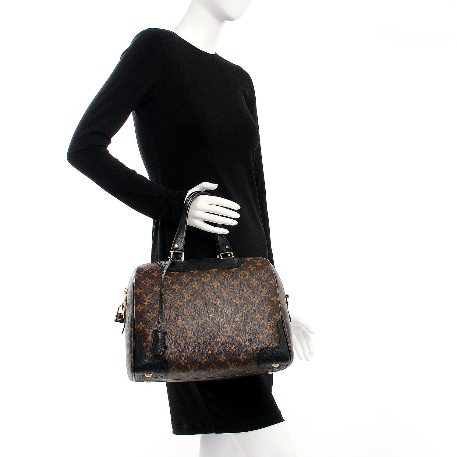 Louis Vuitton Monogram Retiro NM Black 3 of 13
