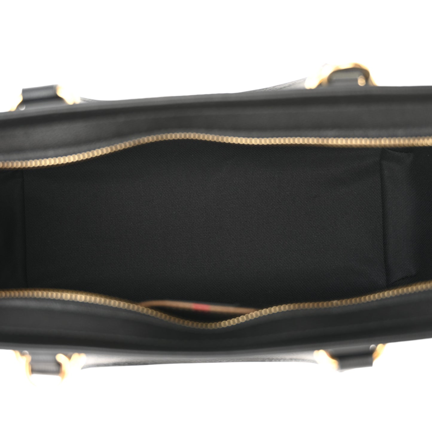 Calfskin Mega Check Small Banwell Tote Black