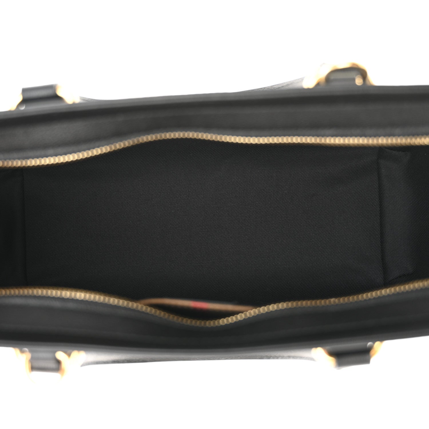 Burberry Calfskin Mega Check Small Banwell Tote Black 5 of 10