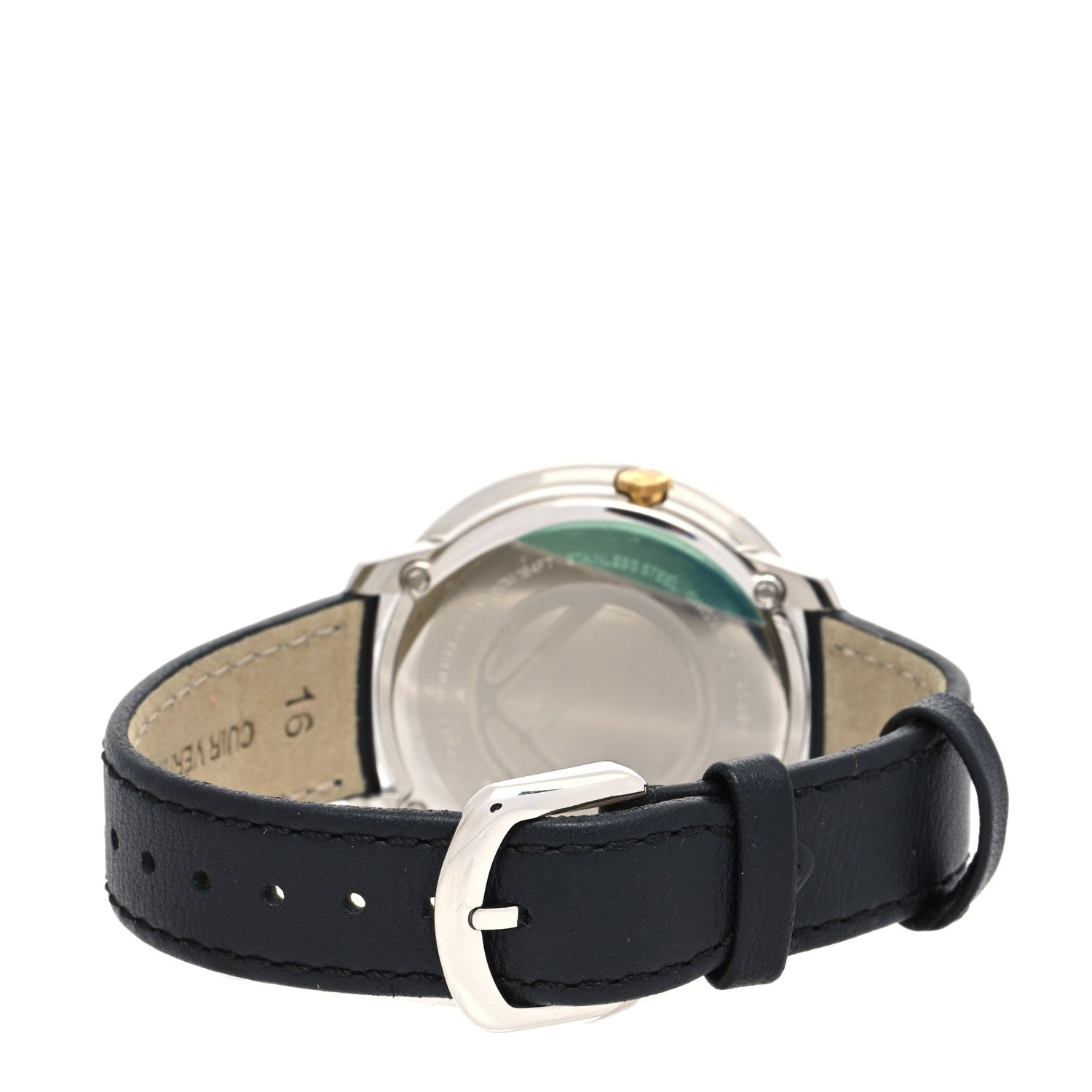 Fendi Stainless Steel Calfskin 36mm Run Away Quartz Watch 3 of 5