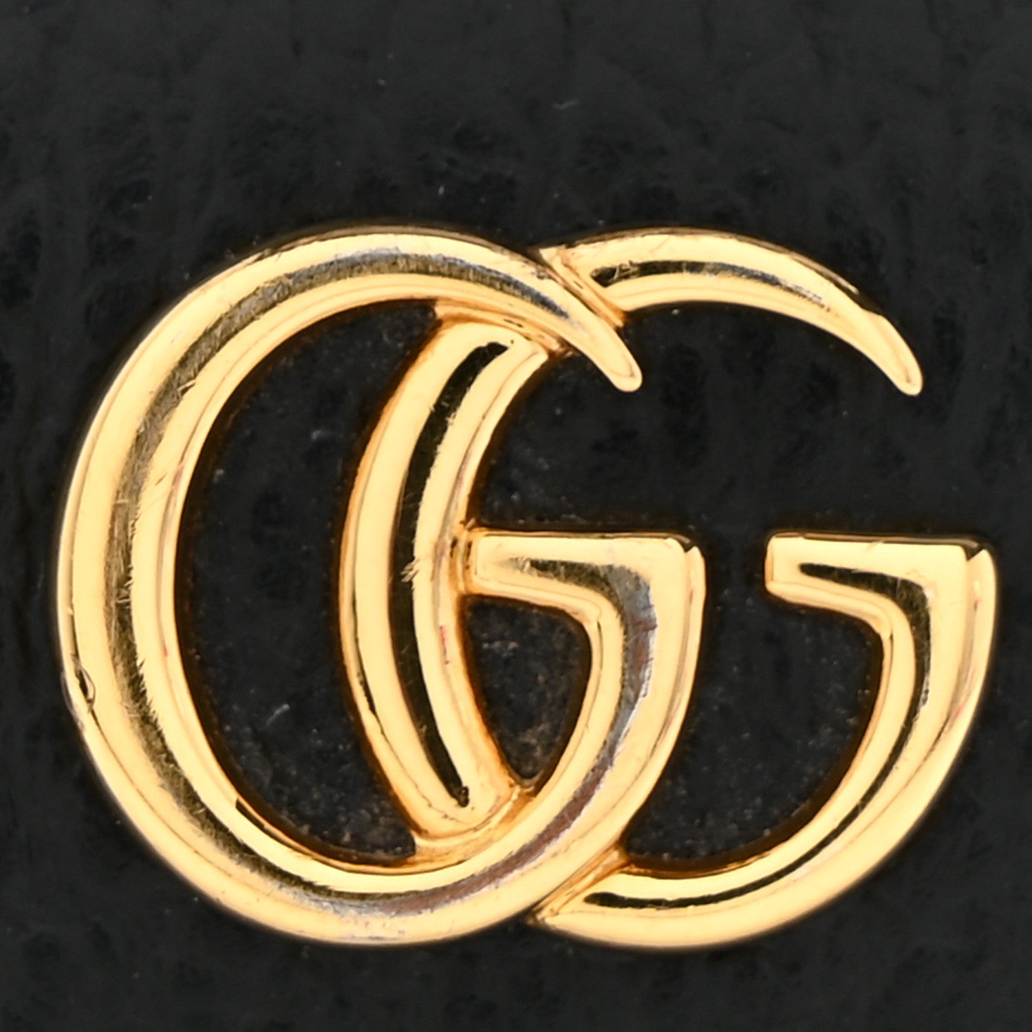 Gucci Dollar Calfskin GG Marmont Zip Around Wallet Black 9 of 10