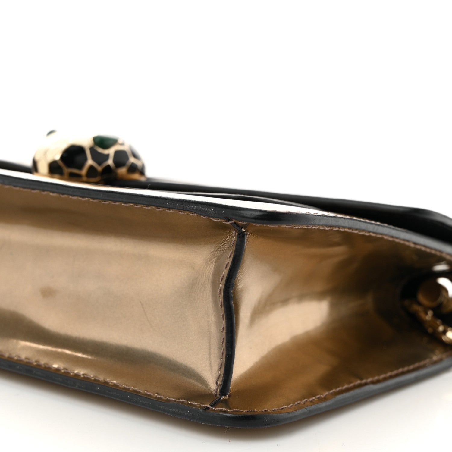 Bulgari Metallic Serpenti Forever Small Shoulder Bag Bronze 10 of 11