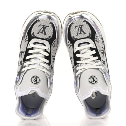 Louis Vuitton Monogram Calfskin Run 55 Sneakers 39.5 Lilac 2 of 10