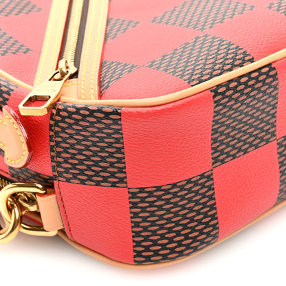 Louis Vuitton Damier Pop Chess Messenger Red 8 of 9