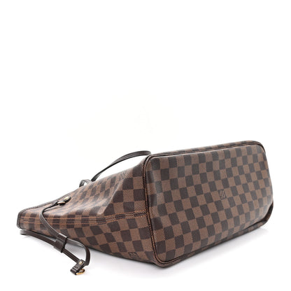 Louis Vuitton Damier Ebene Neo Neverfull MM Rose Ballerine 4 of 12