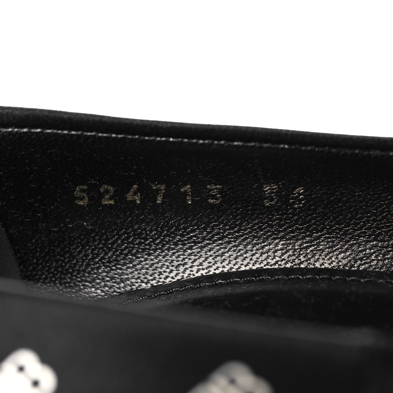 Balenciaga Crepe Satin BB Allover Logo Knife 100mm Pumps 36 Black 7 of 10