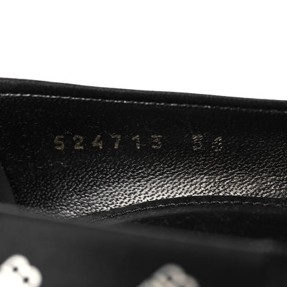 Balenciaga Crepe Satin BB Allover Logo Knife 100mm Pumps 36 Black 7 of 10