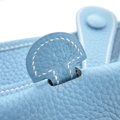 Hermes Togo Evelyne PM Blue Jean 9 of 10