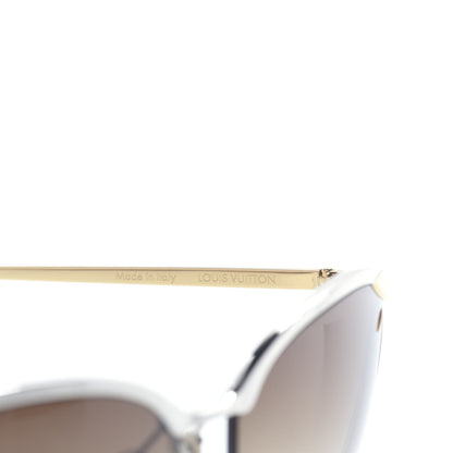 Louis Vuitton Lila Pilot Sunglasses Z0810U Brown Glitter 5 of 6