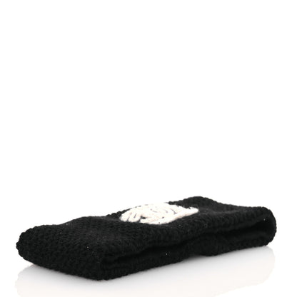 Chanel Cashmere CC Headband Black 4 of 7