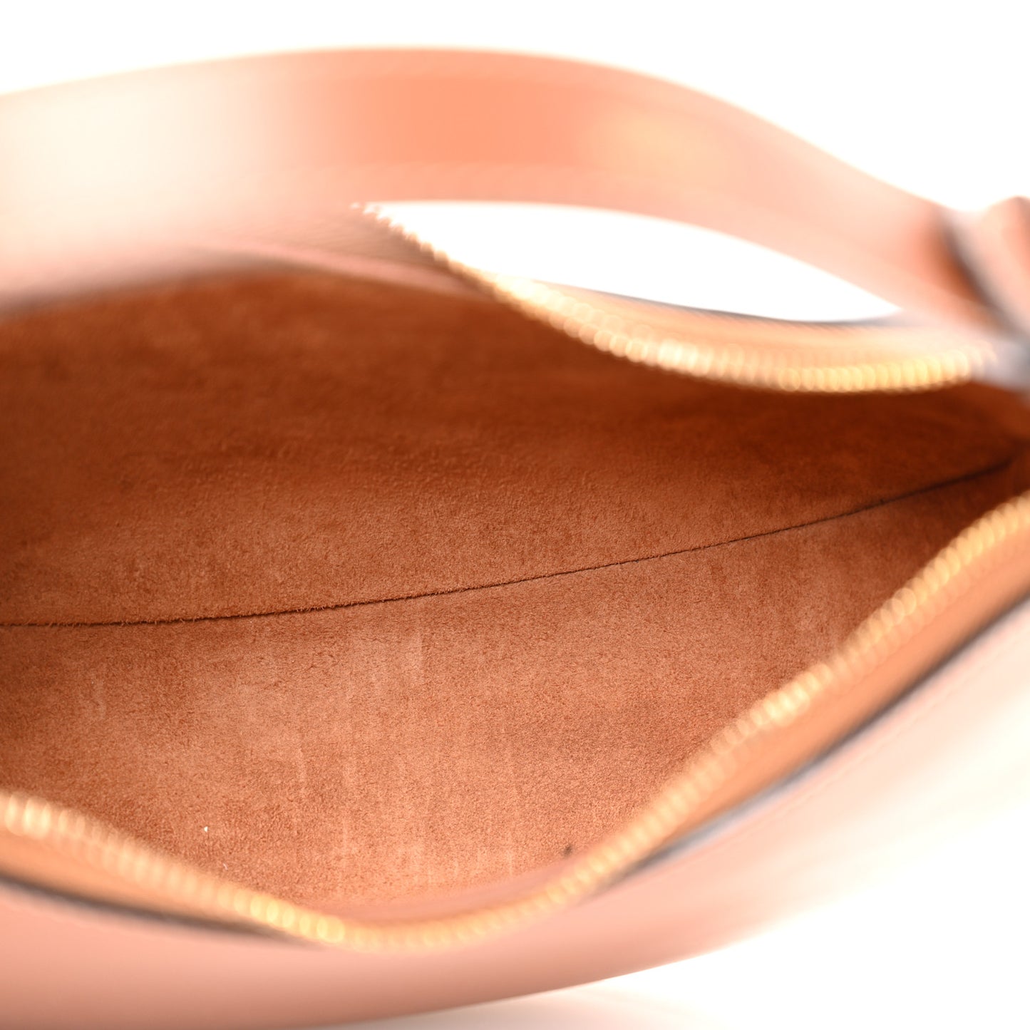 Smooth Calfskin Triomphe Embroidered Ava Shoulder Bag Tan