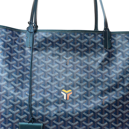 Goyard Iridescent Goyardine Saint Louis GM Pearly Blue 9 of 12