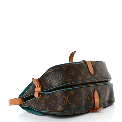 Louis Vuitton Monogram SC Flore Saumur Teal 4 of 17
