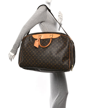 Louis Vuitton Monogram Alize 2 Compartment Luggage Travel Bag 2 of 12