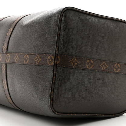 Louis Vuitton Taiga Monogram Keepall Bandouliere 50 Khaki 9 of 12