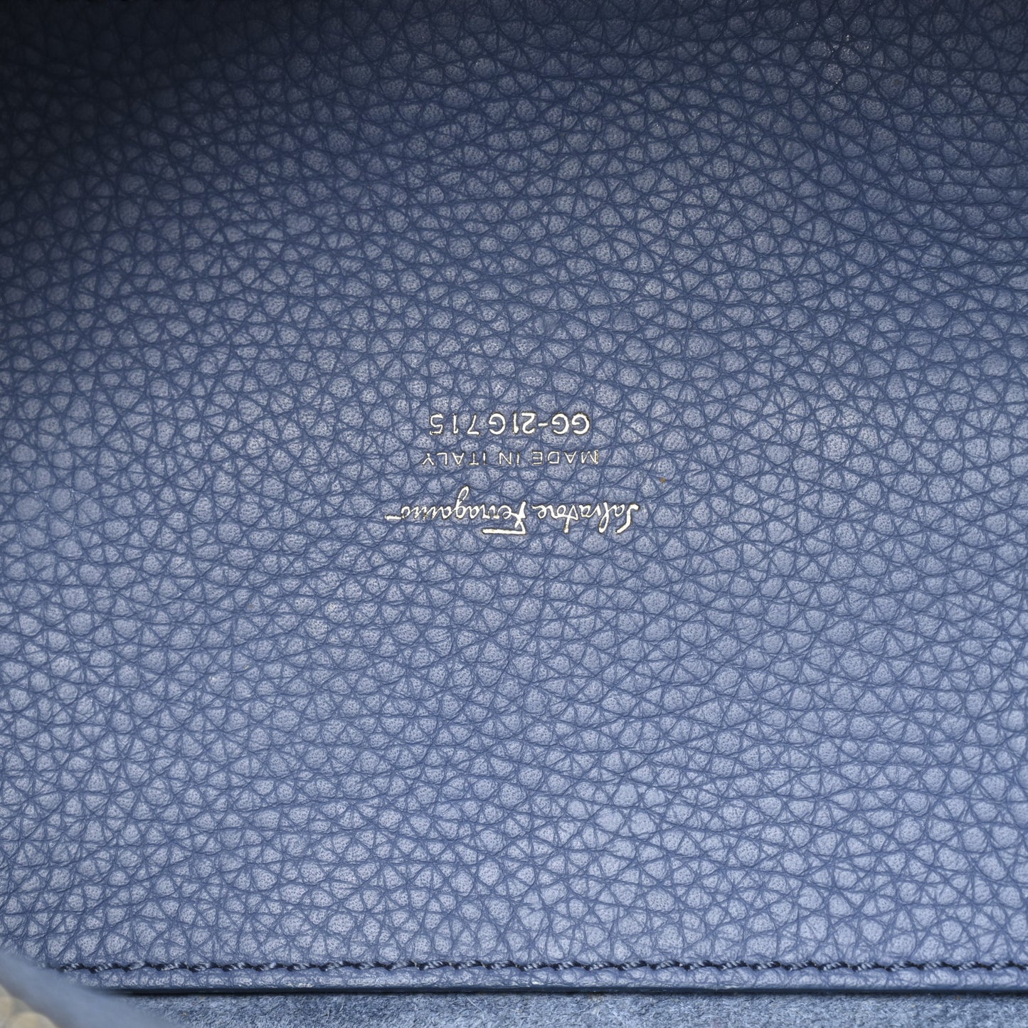 Calfskin Tote Blue