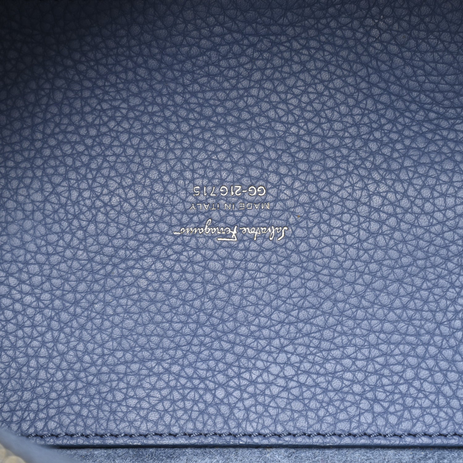 Salvatore Ferragamo Calfskin Tote Blue 6 of 9