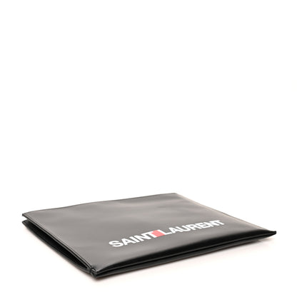 Saint Laurent Calfskin Logo Zipped Tablet Pouch Black 4 of 9