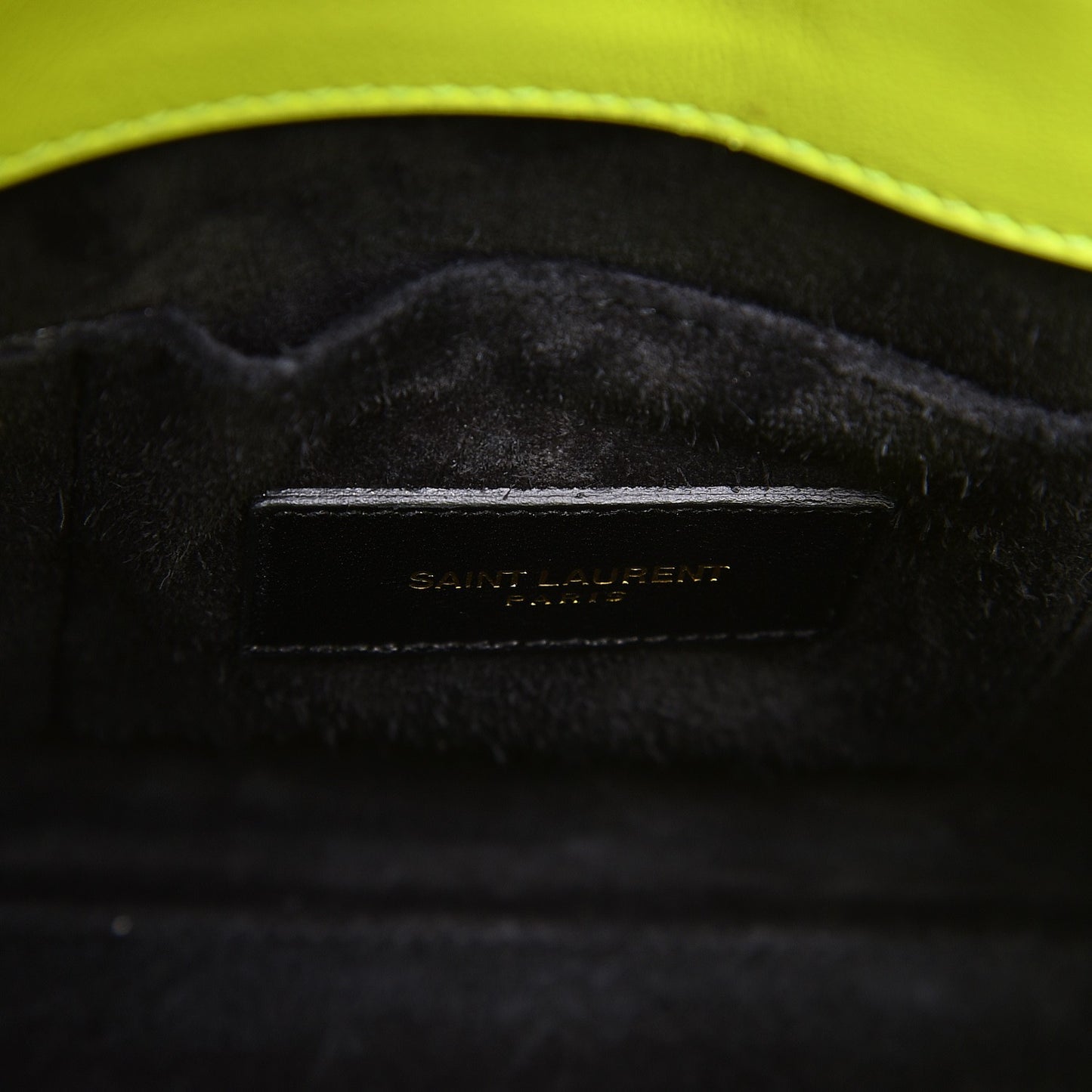 Calfskin Nano Sac De Jour Neon Yellow