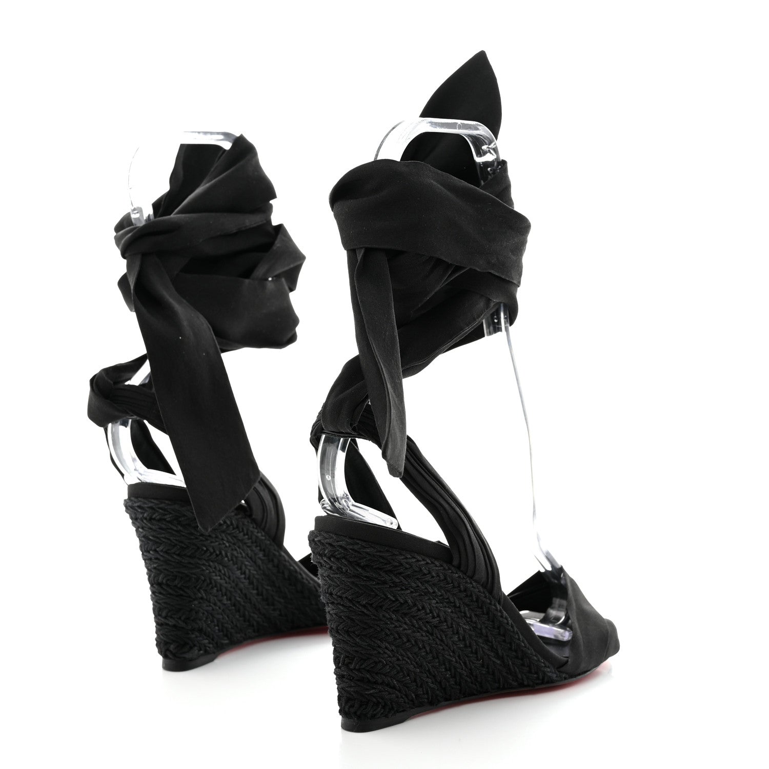 Christian Louboutin Suede Melides Du Desert 85 Heels 37 Black 4 of 8