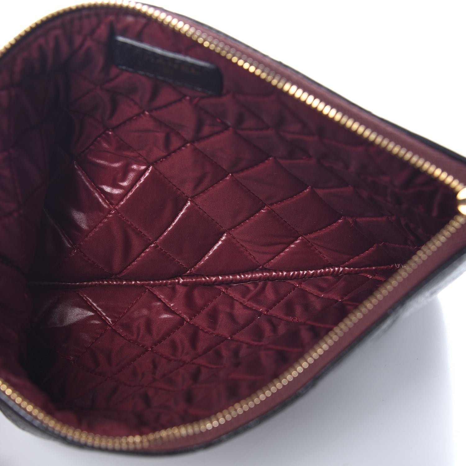Chanel Caviar Quilted Medium Cosmetic Case Black 5 of 9