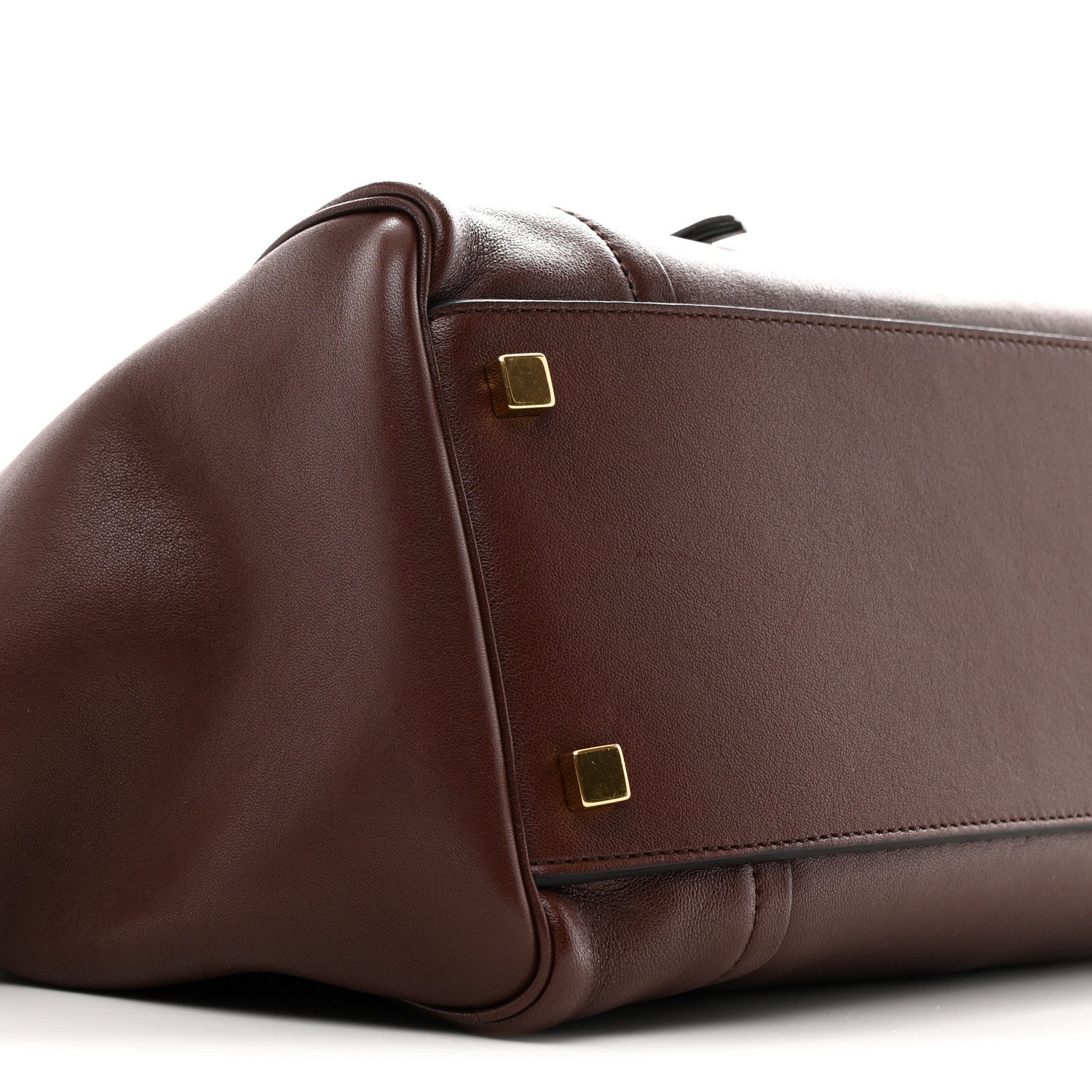 Celine Supple Shiny Lambskin Medium Smiling New Luggage Brick 9 of 11